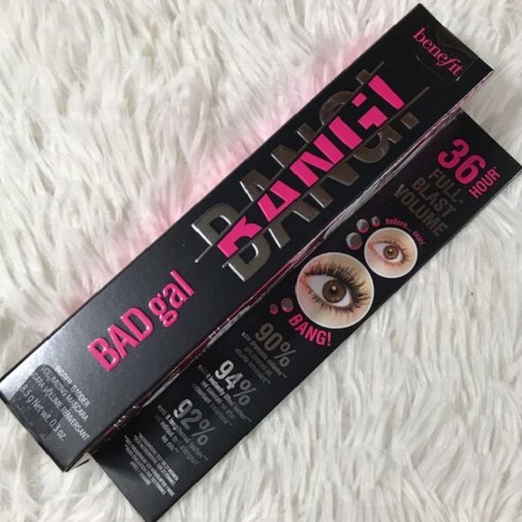 Benefit Bad Girl Bang! Mascara + Iridescent Confetti Clear Cosmetic Bag Set - Picture 2 of 9